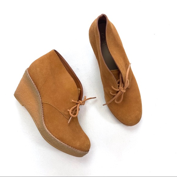 Cole Haan Shoes - Cole Haan Halley Wedge Chukka Booties